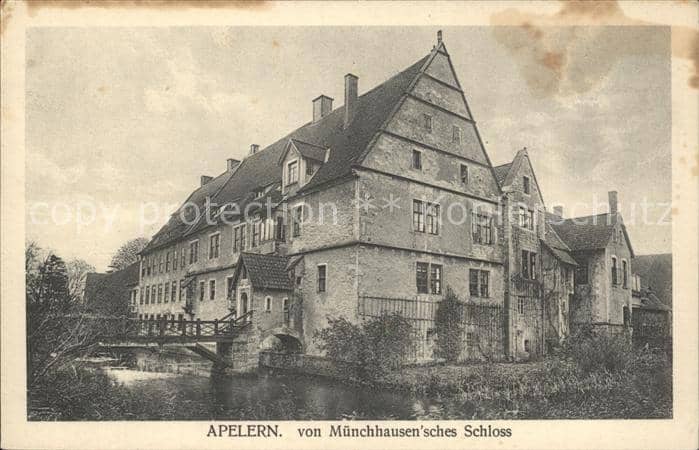 Apelern Muenchausens Schloss – Ansichtskarte Apelern