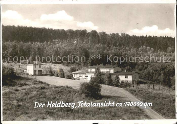 Heidberg Lilienthal Totalansicht – Ansichtskarte Lilienthal