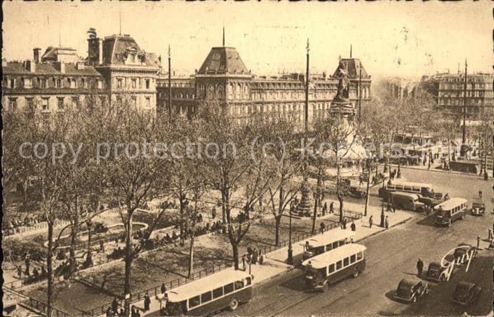 Paris Place de la Republique – Ansichtskarte Paris