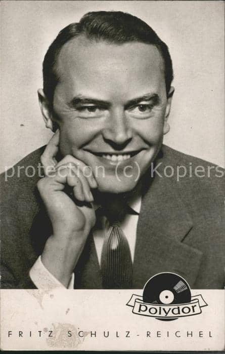 Musikanten Sänger Fritz Schulz-Reichel – Ansichtskarte