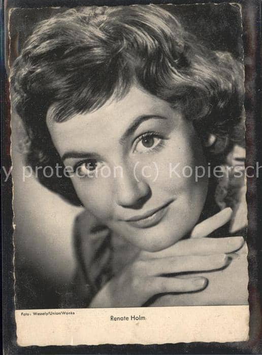 Musikanten Renate Holm – Ansichtskarte