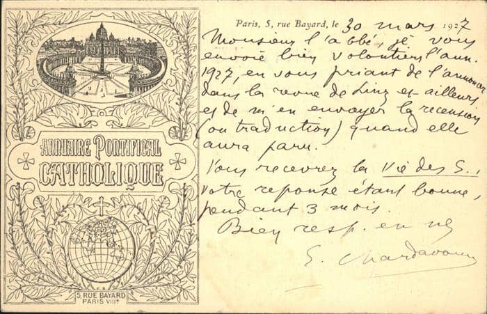 Paris Rue Bayard – Ansichtskarte Paris