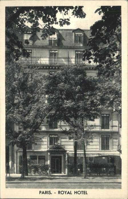 Paris Royal Hotel – Ansichtskarte Paris