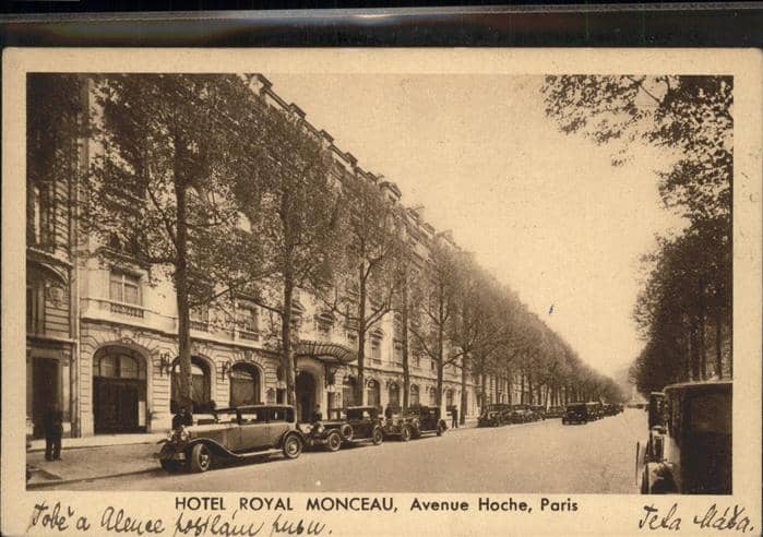 Paris Hotel Royal Monceau – Ansichtskarte Paris