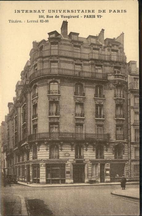 Paris Internat Universitaire – Ansichtskarte Paris