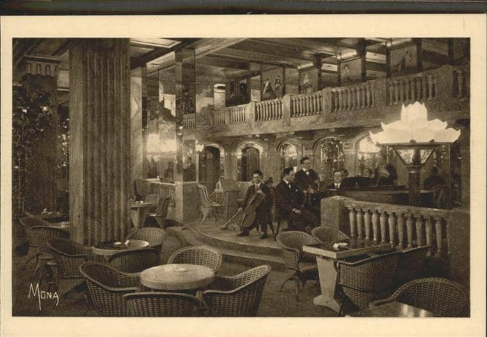 Paris Le Lido des Champs-Elysees Cabines des – Ansichtskarte Paris