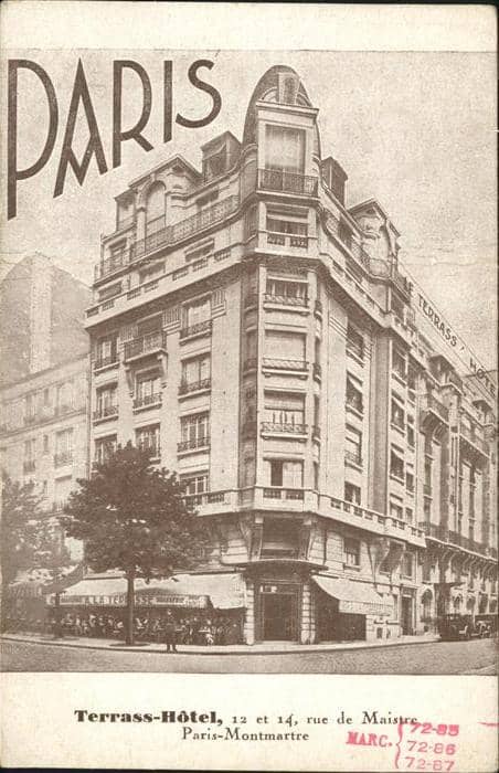 Paris Terass-Hotel – Ansichtskarte Paris