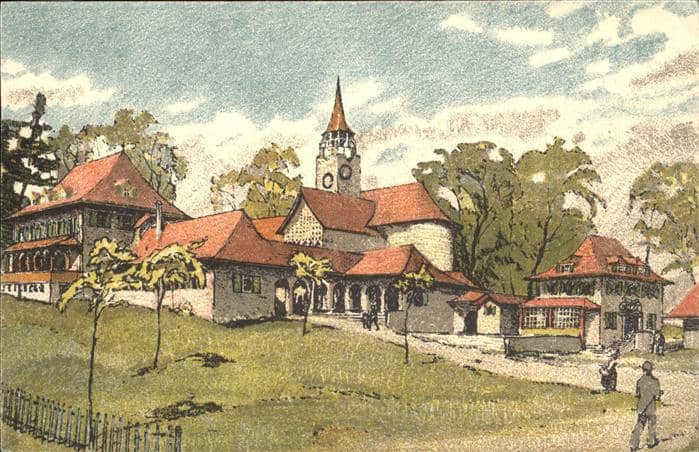 Landesausstellung Bern 1914 Dörfli – Ansichtskarte