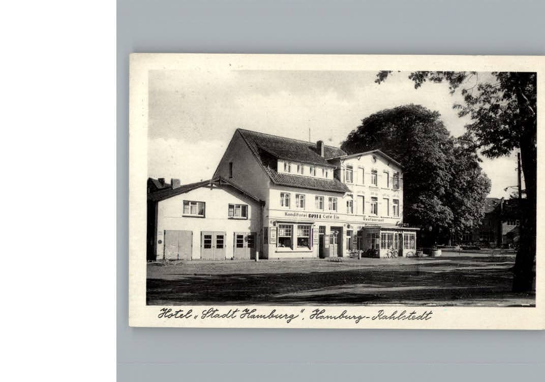 Rahlstedt Hotel Stadt Hamburg – Ansichtskarte Rahlstedt