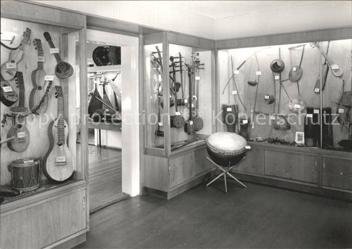 Musikinstrument Museum Markneukirchen Amerika China Afrika – Ansichtskarte