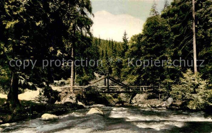 Frankenwald Region Teufelssteg im Höllental – Ansichtskarte