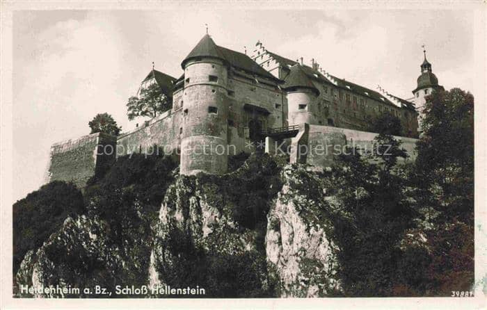 HEIDENHEIM Brenz BW Schloss Hellenstein – Ansichtskarte Heidenheim an der Brenz