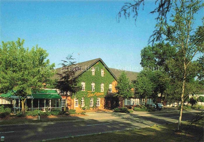 Doetlingen Altona Oldenburg Niedersachsen Hotel-Gut-Altona Efeubewachsen Gastron – Ansichtskarte Dötlingen