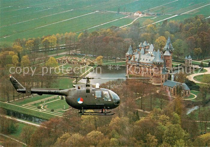 Hubschrauber Helikopter Bölkow Bo 105C – Ansichtskarte