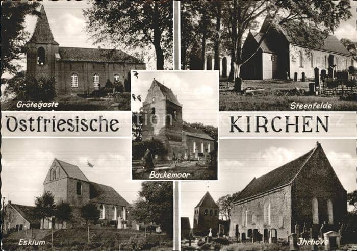 Ostfriesland Steenfelde Esklum Grotegaste Ihrhove Ba – Ansichtskarte