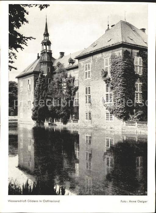 Ostfriesland Wasserschloß Gödens – Ansichtskarte