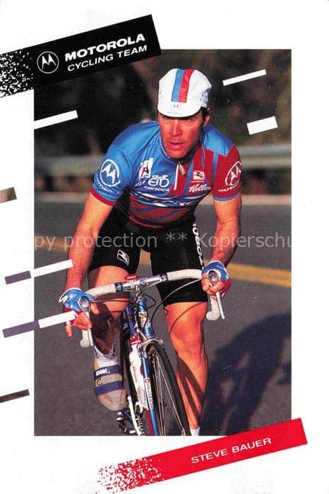 Rennsport Fahrrad Bicycle Bicyclette Steve Bauer Motorola Canada USA – Ansichtskarte