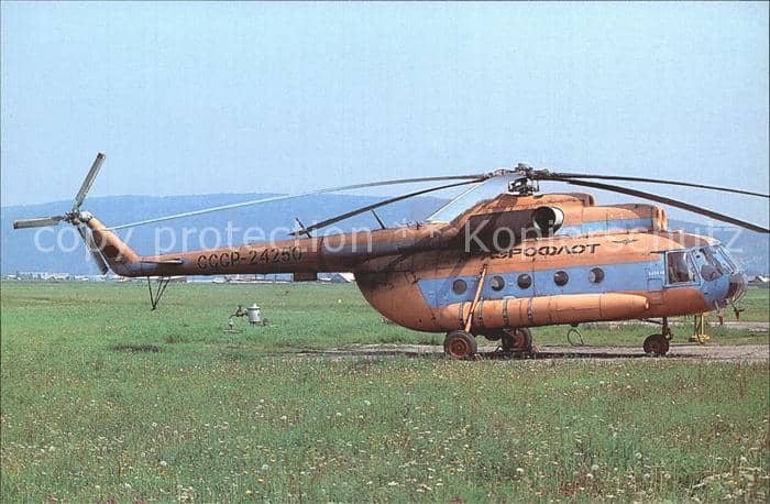 Hubschrauber Helikopter Aeroflot Mil Mi-8T CCCP-24250 – Ansichtskarte