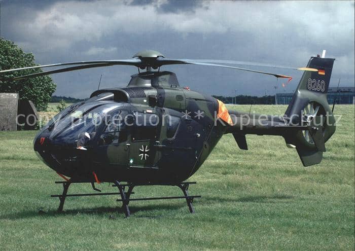 Hubschrauber Helikopter Luftwaffe Eurocopter EC-135 82+60 – Ansichtskarte