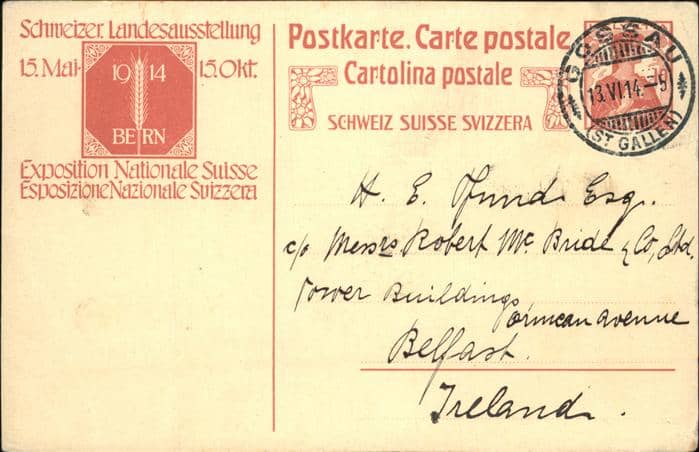 Landesausstellung Bern 1914 – Ansichtskarte