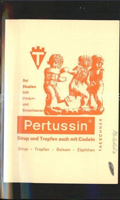Gesundheit Medizin Pertussin Husten Stempel Deutschlandtag – Pohlednice