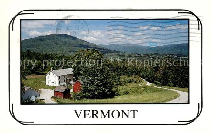 Vermont Panorama – Ansichtskarte Vermont