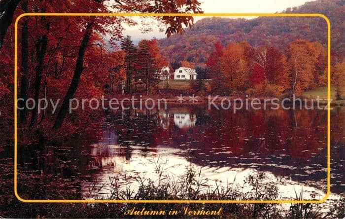 Vermont Autumn – Ansichtskarte Vermont