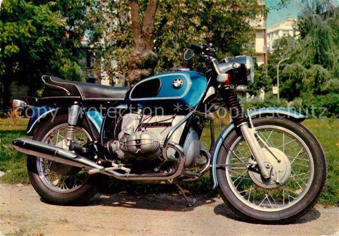 Motorrad BMW 75/6 – Ansichtskarte