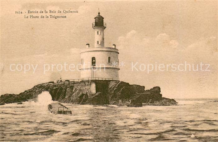 Leuchtturm Lighthouse Thare de la Teignouse – Ansichtskarte