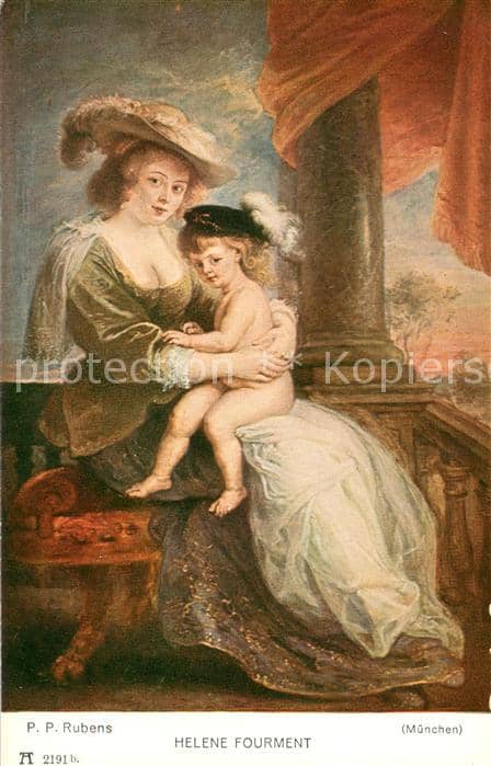 Persoenlichkeiten Helene Fourment P.P.Rubens – Ansichtskarte