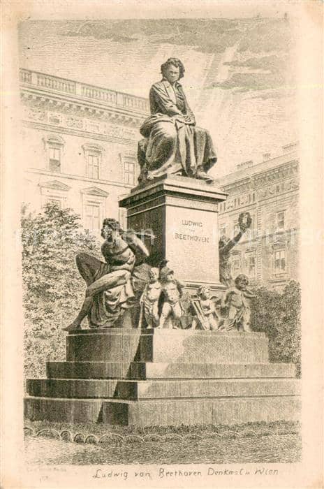 Persoenlichkeiten Ludwig van Beethoven 
Monument – Ansichtskarte