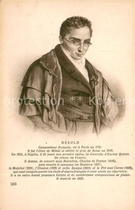 Persoenlichkeiten Ferdinand Herold – Ansichtskarte