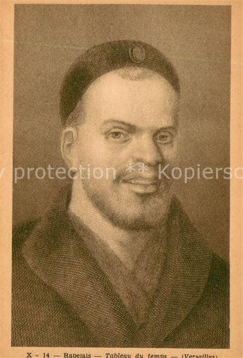Persoenlichkeiten Rabelais – Ansichtskarte