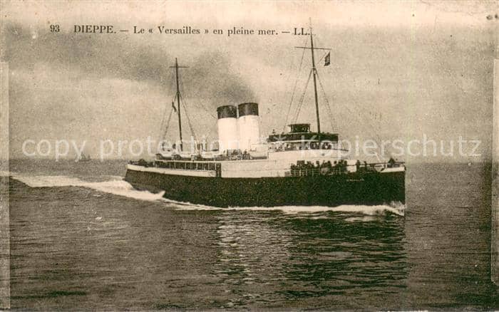 Dampfer Oceanliner Dippe – Ansichtskarte