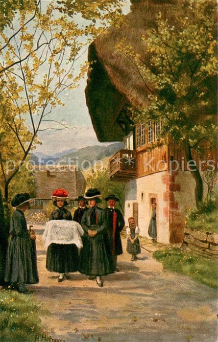 Hoffmann Heinrich Schwarzwaldferie – Ansichtskarte