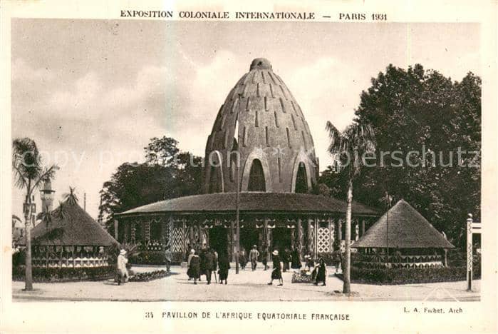 Besonderheiten Pavillon de l Afrique – Ansichtskarte