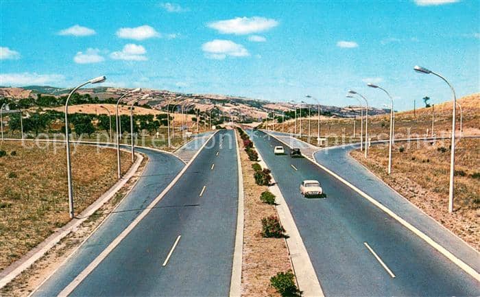 Autobahn Portugal – Ansichtskarte