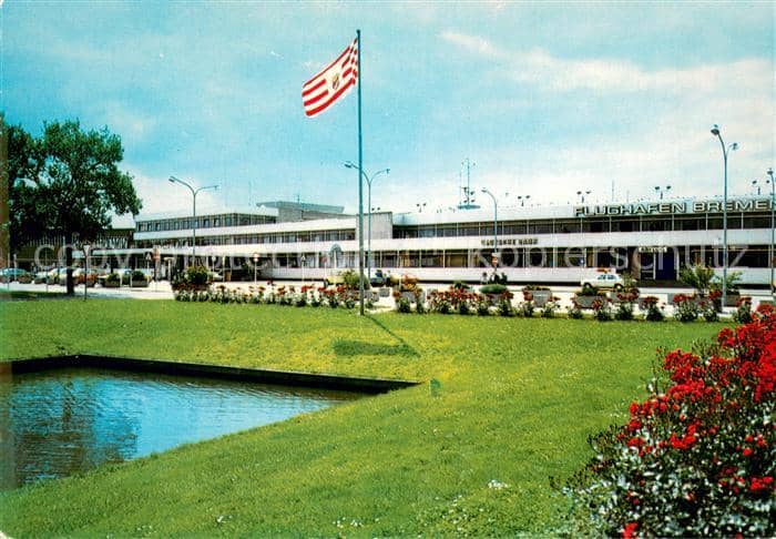 Flughafen Airport Aeroporto Bremen – Ansichtskarte