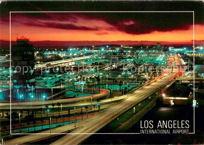 Flughafen Airport Aeroporto Los Engeles – Ansichtskarte