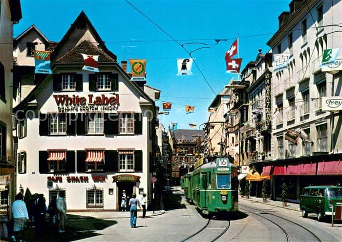 Strassenbahn Basel – Ansichtskarte