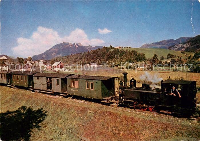 Lokomotive Salzkammergut – Ansichtskarte