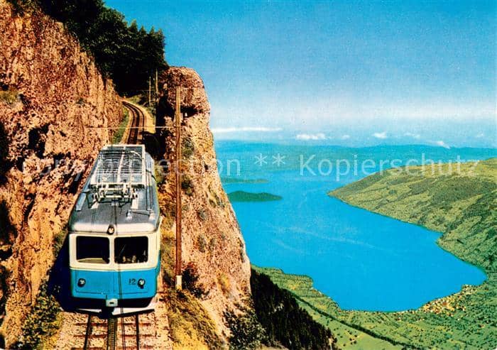 Zahnradbahn Rigi – Ansichtskarte