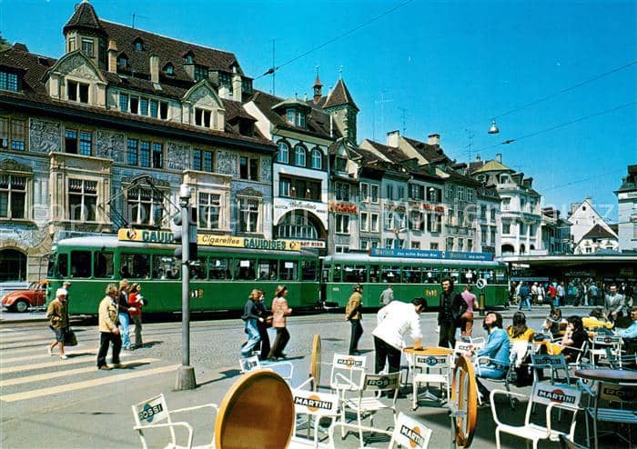 Strassenbahn Basel – Ansichtskarte