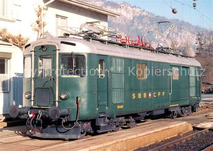 Eisenbahn Roter Pfeil Seetal Krokodil – Ansichtskarte