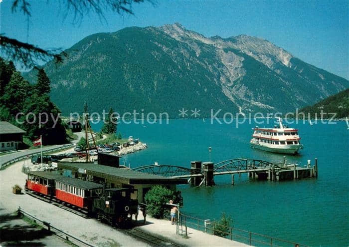 Eisenbahn Achenseebahn – Ansichtskarte
