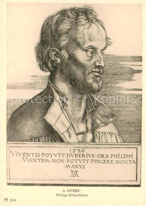 Persoenlichkeiten A.Duerer Philipp Malanchthon A2100 – Ansichtskarte