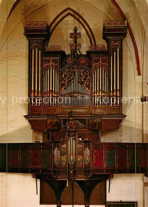 Kirchenorgel Luebeck St. Jakobi-Kirche – Ansichtskarte