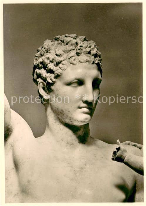 Skulpturen Sculptures Sculpturi-- Hermes des Praxiteles – Ansichtskarte
