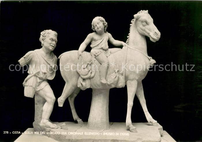 Skulpturen Sculptures Sculpturi-- Sulla via del Mercato – Ansichtskarte