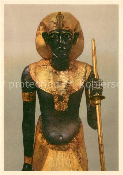 Skulpturen Sculptures Sculpturi-- Grabschatz des Koenigs Tutench-Amun – Ansichtskarte